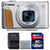 Canon PowerShot SX740 HS Digital Camera (Silver) + 32GB Memory Card
