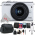 Canon EOS M200 24.1MP APS-C Mirrorless Digital Camera White with 15-45mm + 64GB Accessory Kit
