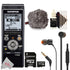 Olympus WS-853 Digital Voice Recorder Black with JBL T110 in Ear Headphones & Accessories