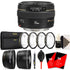 Canon EF 50mm f/1.4 USM for Canon EOS Rebel Digital SLR Cameras with Complete Accessory Bundle