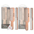 2 Pieces BaByliss Pro Barberology RoseFX Metal Comb Set 9" Clipper Comb and 7.5" Cutting Comb Rose Gold