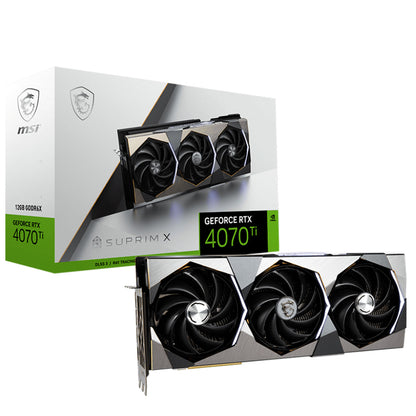 MSI Suprim GeForce RTX 4070 Ti 12GB GDDR6X PCI Express 4.0 Video Card RTX 4070 Ti SUPRIM SE 12G