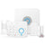 Ring Alarm Wireless Whole Home Security System Expandable Kit with Optional 24/7 Professional Monitoring