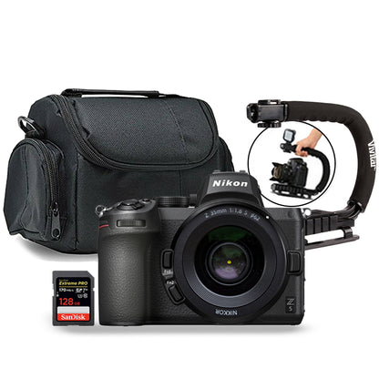 Nikon Z 5 Mirrorless Digital Camera + Nikon NIKKOR Z 35mm f/1.8 S Lens Accessory Kit