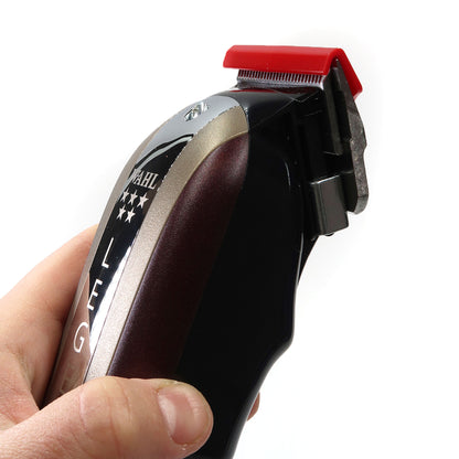Wahl Professional 5 Star Legend Cordless Hair Clipper 8594 with Wahl Professional Large Styling Comb 3191-2501 Metallic Burgundy