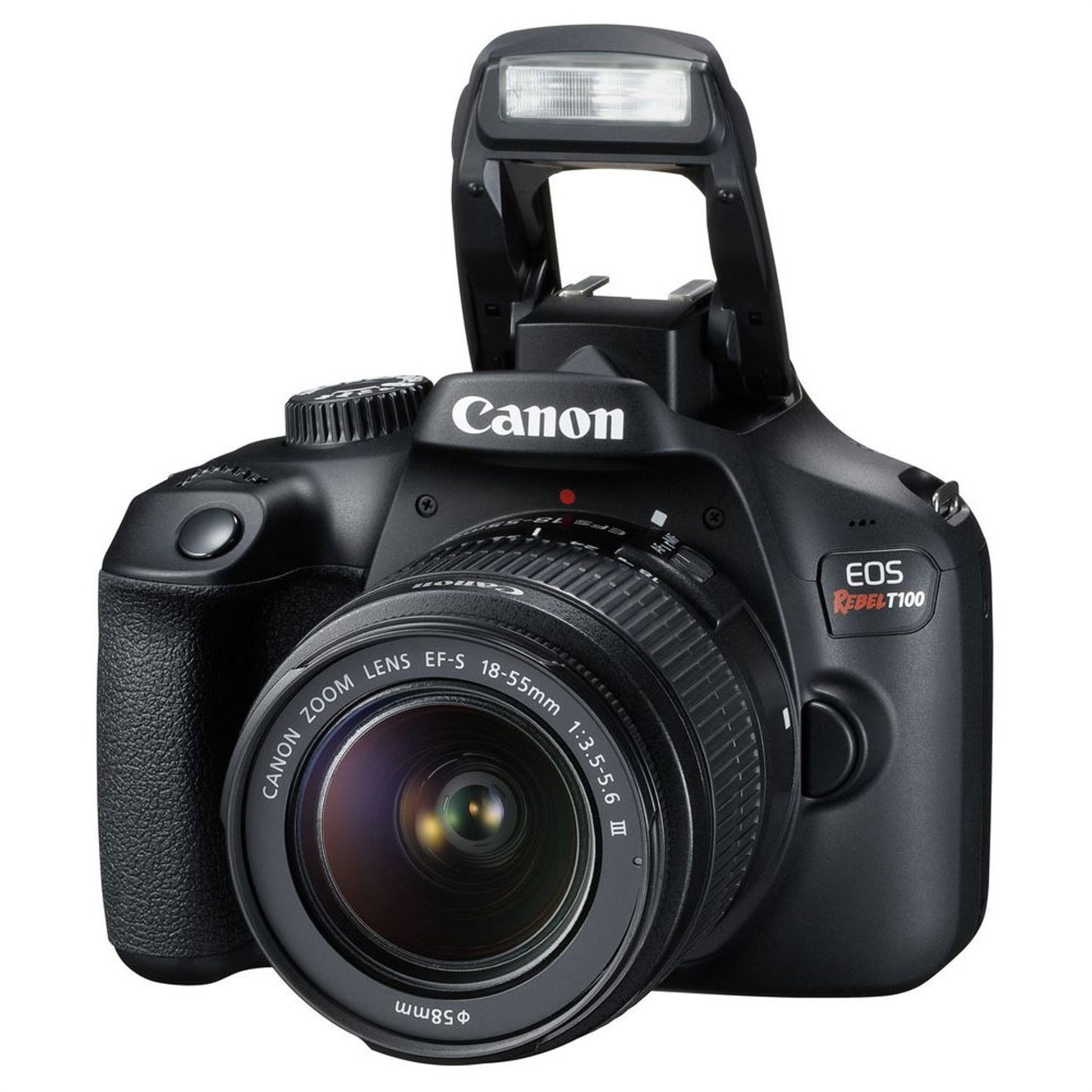 Canon EOS Rebel T100 with EF-S 18-55mm III Lens and