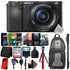 Sony ZV-E10 Flip-Out Touchscreen LCD Mirrorless Camera with 16-50mm Len + 32GB Accessory Kit