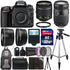 Nikon D750 24.3MP DSLR Camera No Wifi+ 18-55mm + Tamron 70-300mm Lens Bundle