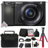 Sony ZV-E10 Flip-Out Touchscreen LCD Mirrorless Camera with Sony 16-50mm Lens Accessory Kit