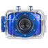Vivitar DVR783HD Pro Waterproof Action Camcorder Blue w/ Helmet and Bike Mounts