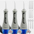 Vivitar Cordless & Rechargeable 360° Water Flosser 3 Modes and Memory Function with Heads Pack of 3