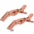 BabylissPro Barberology 2 PC Sectioning Clips Rose Gold