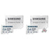 2x Samsung 64GB EVO Plus UHS-I microSDXC Memory Card with SD Adapter