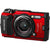 Olympus Tough TG-5 Waterproof Digital Camera with 4K Video Built-in Wifi and GPS Black and Red