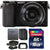 Sony Alpha A6000 Mirrorless 24.3MP Digital Camera Black with 16-50mm Lens and 16GB Memory Card