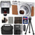 Canon Powershot G9 X II 20.2MP Silver Digital Camera + Flash + Accessories