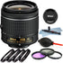 Nikon 18-55mm f/3.5 - 5.6G VR AF-P DX Nikkor Lens + 55mm Top Accessory Kit