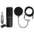 Zoom ZDM-1 Dynamic Microphone for Podcasting & Vocals + Microphone Pop Filter + Adapter & Cable