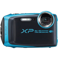 Fujifilm Finepix XP140 Waterproof Shockproof Digital Camera Sky Blue + Top Accessory Kit