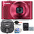 Canon PowerShot SX620 HS 20.2MP Digital Camera Red with Accessory Bundle