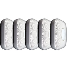 5x Google Nest Protect Battery-Powered Smoke and Carbon Monoxide Alarm (White, 2nd Generation)