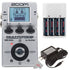ZOOM MS-50G MultiStomp Guitar Pedal +  Zoom AD-16A/D AC Adapter For Zoom Effects Pedals  + Rechargeable Battery and Charger