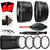 58mm Wide Angle Lens, Telephoto Lens, Macro Kit and Accessory Kit for canon T6, T6i and All Canon DSLR Cameras