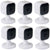 3x Blink Mini Compact Indoor Plug-In Smart Security Camera Works With Alexa – 2 Cameras (White)
