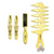 Babyliss Pro Barberology Gold Trio Mix; Includes Fade Brushes, Styling Combs and Hair Clips
