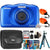 Nikon Coolpix W150  Waterproof Point and Shoot Digital Camera Blue Kids Fun Bundle
