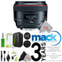 Canon EF 50mm f/1.2 to f/16 L USM Lens for Canon DSLR Cameras + Mack Warranty & Cleaning Kit