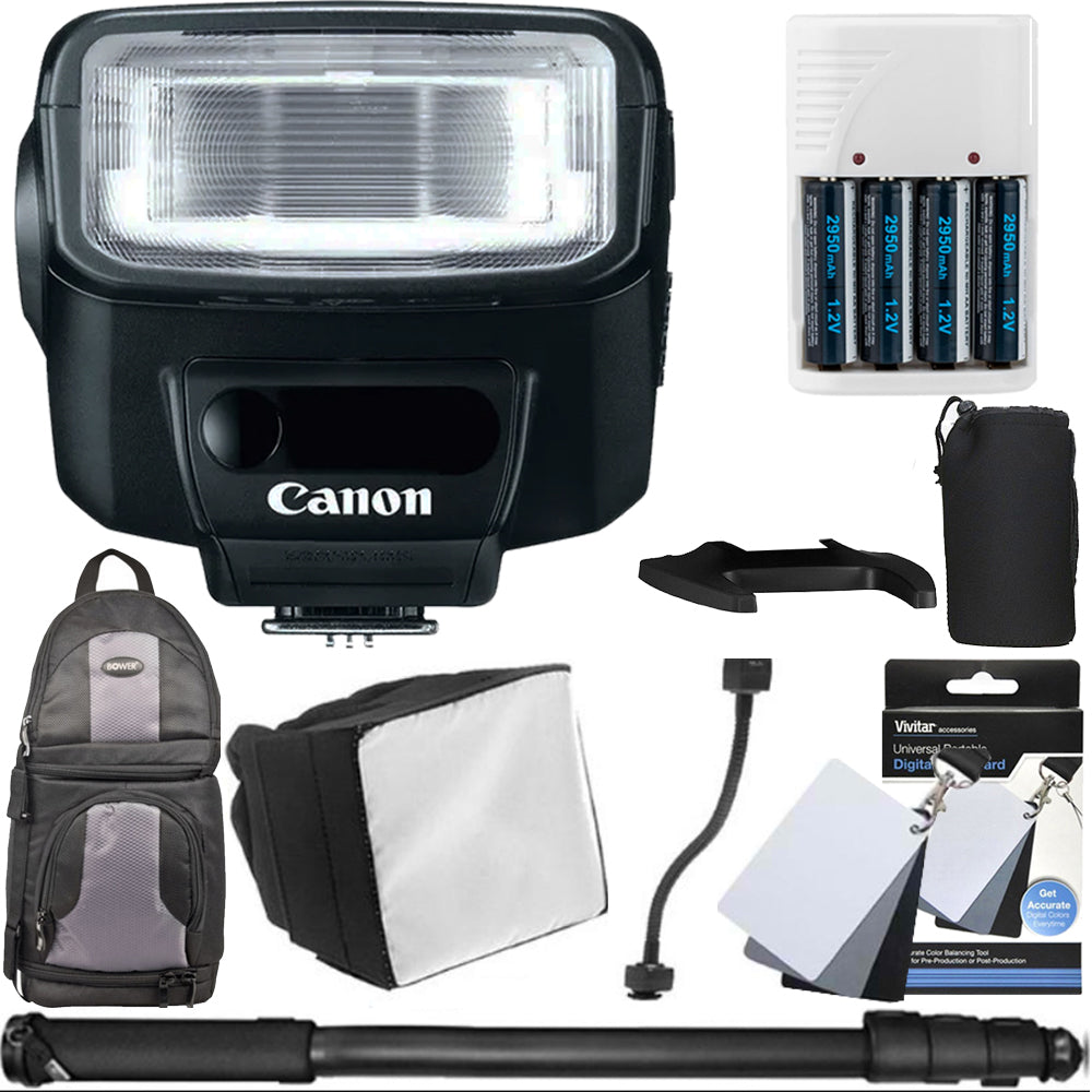 Canon 270EX II Speedlite Flash for Canon SLR Cameras with Ultimate Acc ...