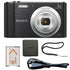 Sony Cyber-Shot DSC-W800/B 20.1MP Digital Camera 5x Optical Zoom Black