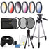 58mm Color Filters with Accessory Kit For Canon 70D , 77D , 80D , 760D and 1300D