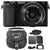 Sony Alpha A6000 Mirrorless Digital Camera Black with 16-50mm Lens and Camera Case