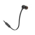 JBL T110 In-Ear with Built-in Microphone Headphones Black