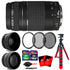 Canon EF 75-300mm f/4-5.6 III Telephoto Zoom Lens with 24GB Accessory Kit for Canon 70D , 77D , 80D and 760D