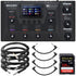 Zoom B6 Multi-Effects Processor for Electric Bass + Pig Hog Cable Accessory Kit & 128GB Memory Card