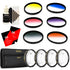 Vivitar 67mm Rotating Graduated 6pc Filter with Top Accessory Kit Kit for Canon 18-135, Nikon 18-140, and Nikon 18-105 Lenses