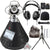 Zoom H3 VR Handy Audio Recorder with Built-In Ambisonics Mic Array + Boya BY-HP2 Professional Over-Ear Hi-Fi Monitor Headphones +  ZOOM WSU-1 Universal Windscreen + Microphone Stand +  ZOOM AD-17A/D USB AC Power Adapter + Universal Windscreen
