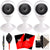 Three Vivitar IPC-112 Smart Security Wi-Fi Capture Cameras with Cleaning Accessory Kit