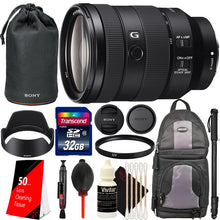 Sony FE 24-105mm f/4 G OSS Standard Zoom Lens SEL24105G with 32GB Top Accessory Kit