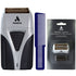 Andis ProFoil Professional Shaver Plus 17255 with Shaver Replacement Cutters and Foil 17280 and Wahl Large Styling Comb - Blue