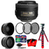 Nikon AF-S DX NIKKOR 35mm f/1.8G Lens with Top Accessory Kit for Nikon DSLR Cameras