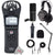 Zoom H1n 2-Input / 2-Track Portable Digital Handy Recorder With Built In Microphone  + Boya BY-BA20 Aluminum Alloy Desk Holder Microphone Stand Bracket + Zoom ZDM-1 Podcast Mic Pack Accessory Bundle