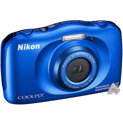 Nikon Coolpix W150 Waterproof Shockproof Point and Shoot Digital Camera Blue