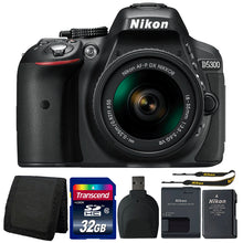 Nikon D5300 24.2MP Digital SLR Camera with 18-55mm Lens and Accessory Bundle