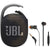 JBL Clip 4 Portable Bluetooth Speaker Black with JBL T110 in Ear Headphones