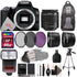 Canon EOS 250D / Rebel SL3 24.1MP 4K Digital SLR Camera +  64GB Accessory Kit