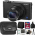 Sony Cyber-shot DSC-RX100 IV Digital Camera + 64GB Memory Card + Wallet + Reader + Case + 3pc Cleaning Kit + Mini Tripod